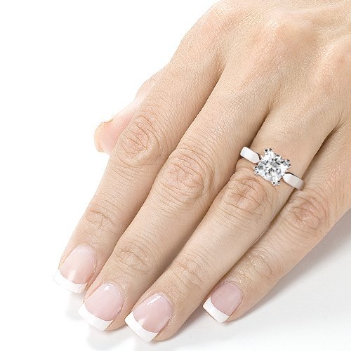  Cushion Cut Moissanite Engagement Ring Review