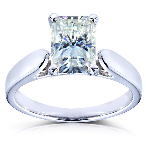 radiant cut moissanite engagement rings review