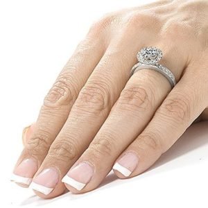 antique cheap moissanite engagement rings